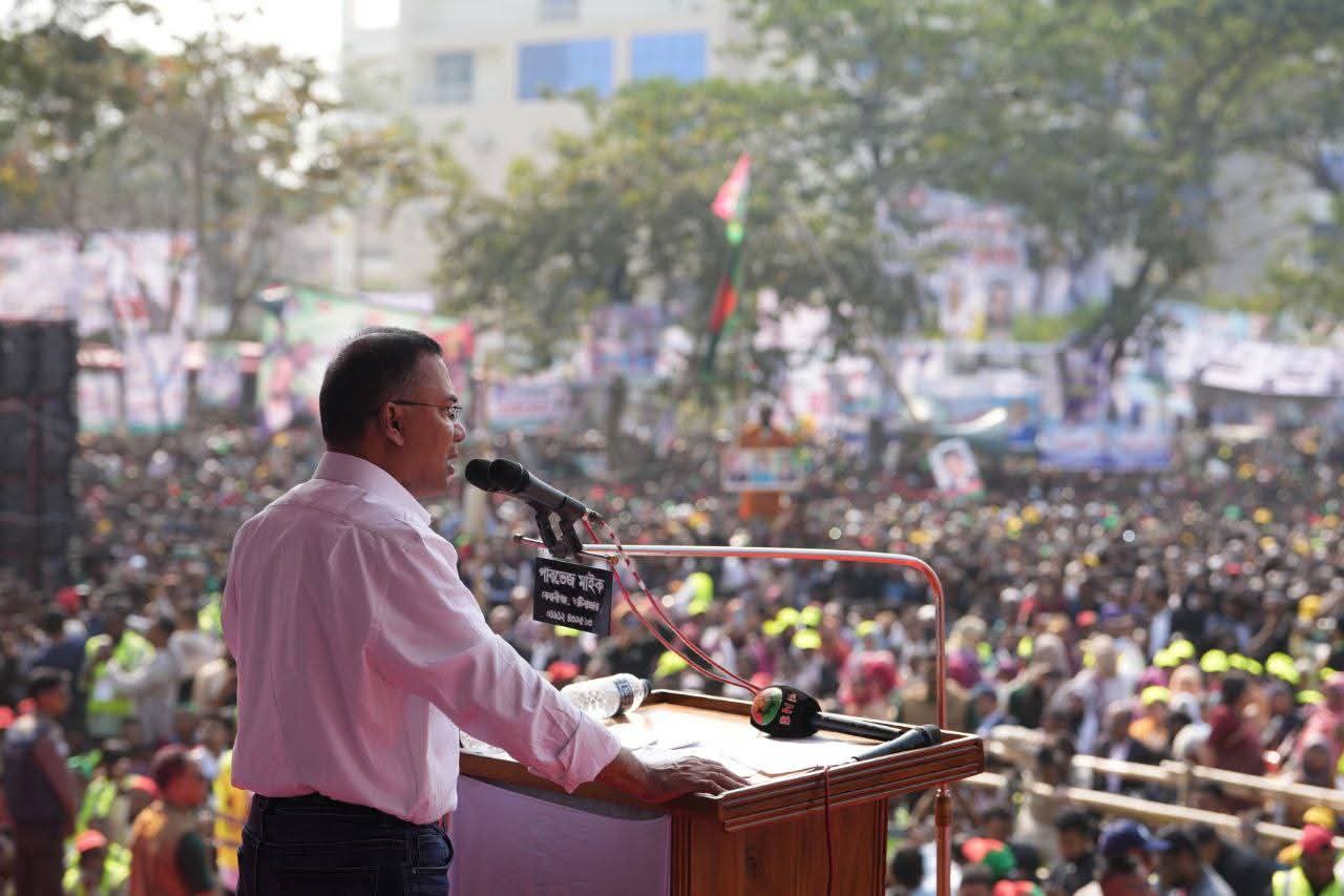 Conspiracies underway against democracy, Tarique warns at Sylhet rally