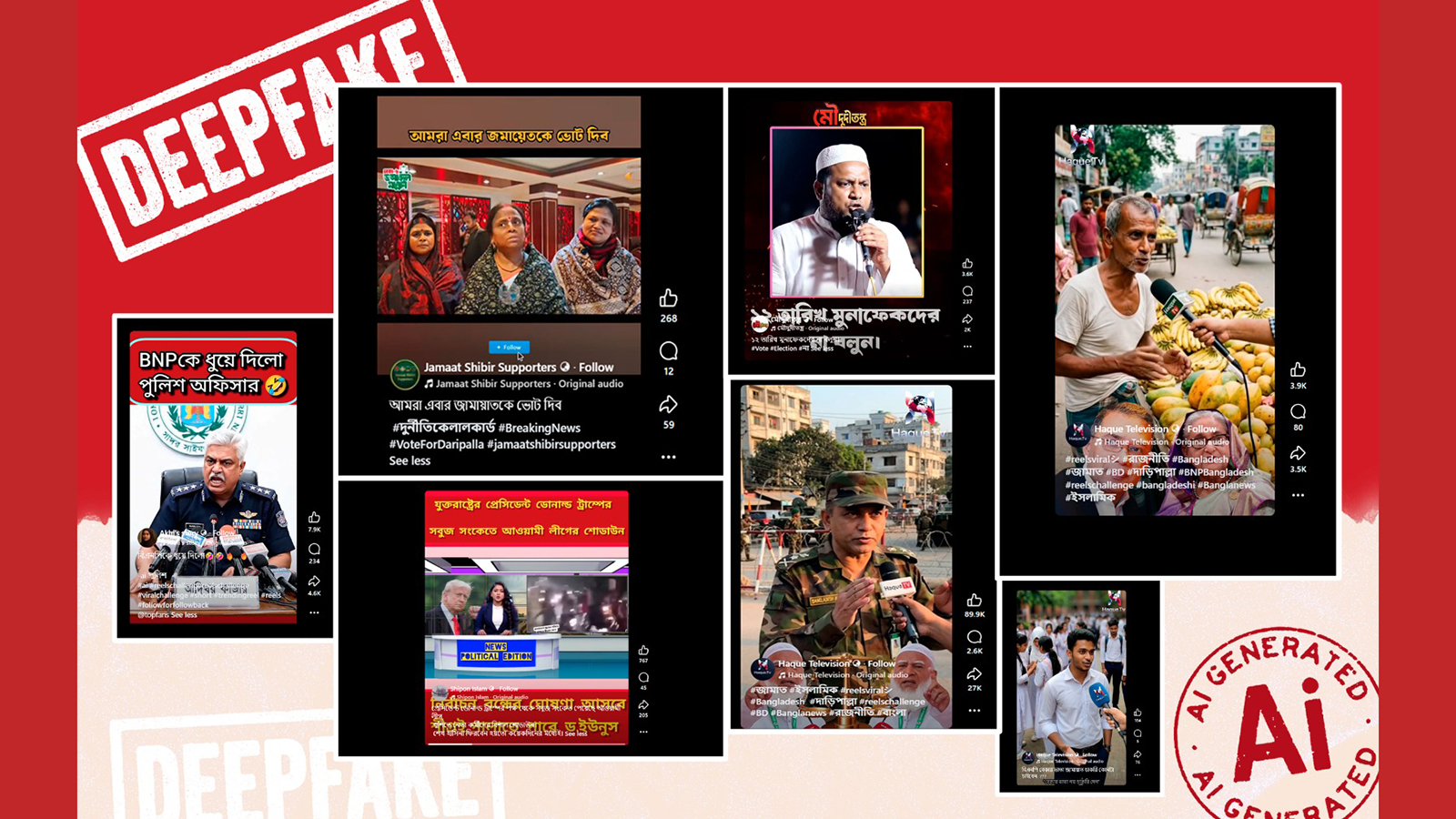 Onslaught of AI content aims to sway voters 