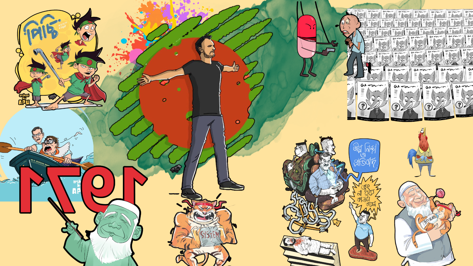 The colours of democracy: Cartoonists talk freedom, pressure, intimidation