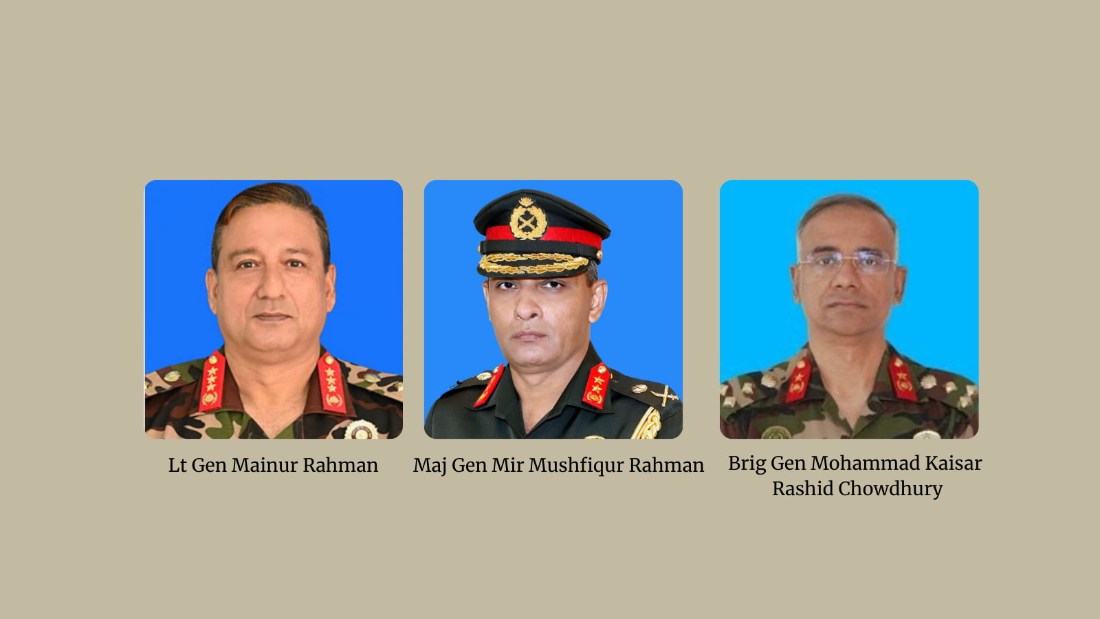 Top-level changes in army: Lt Gen Mainur made chief of general staff