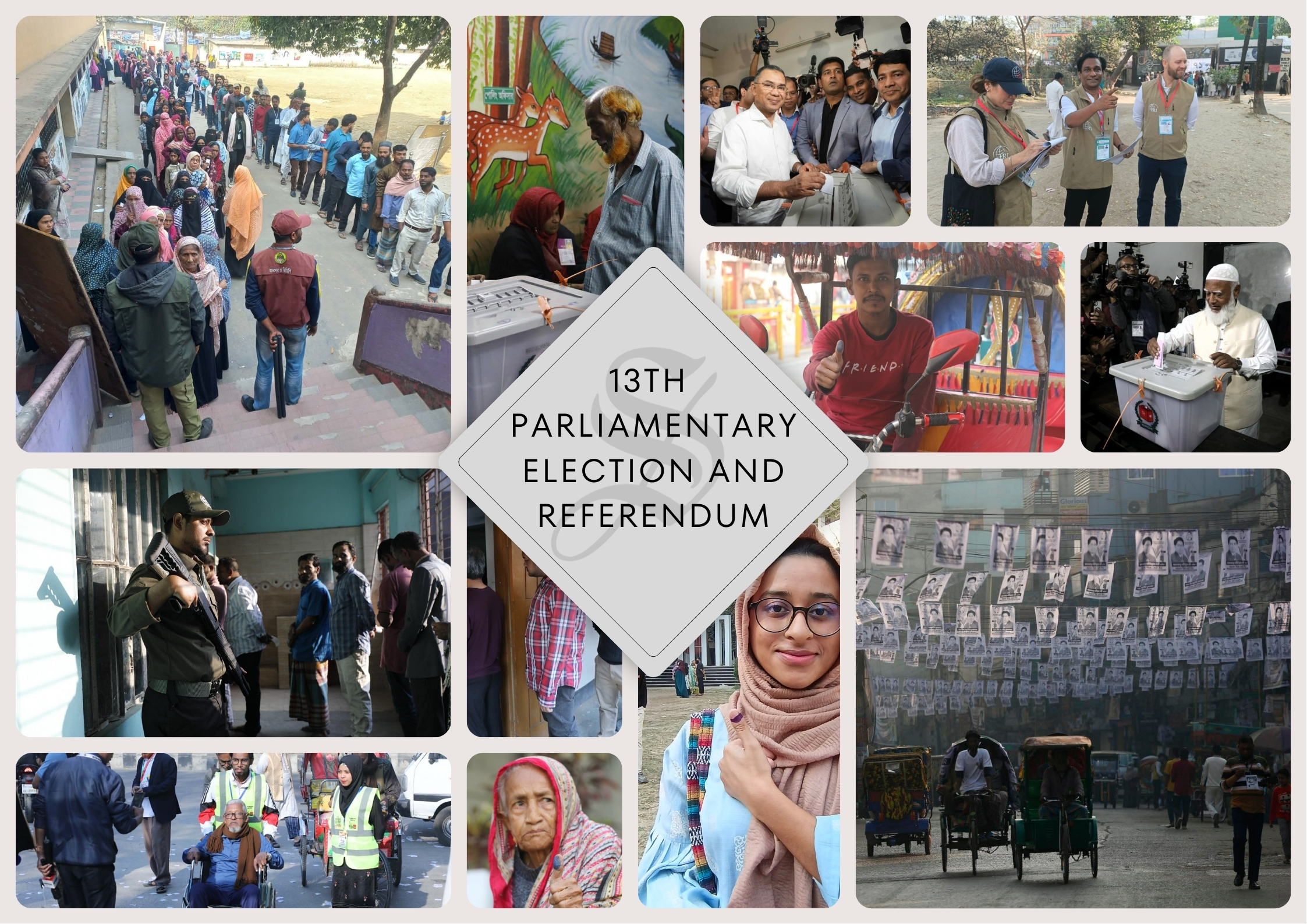 In Photos: 13th Parliamentary Election and Referendum