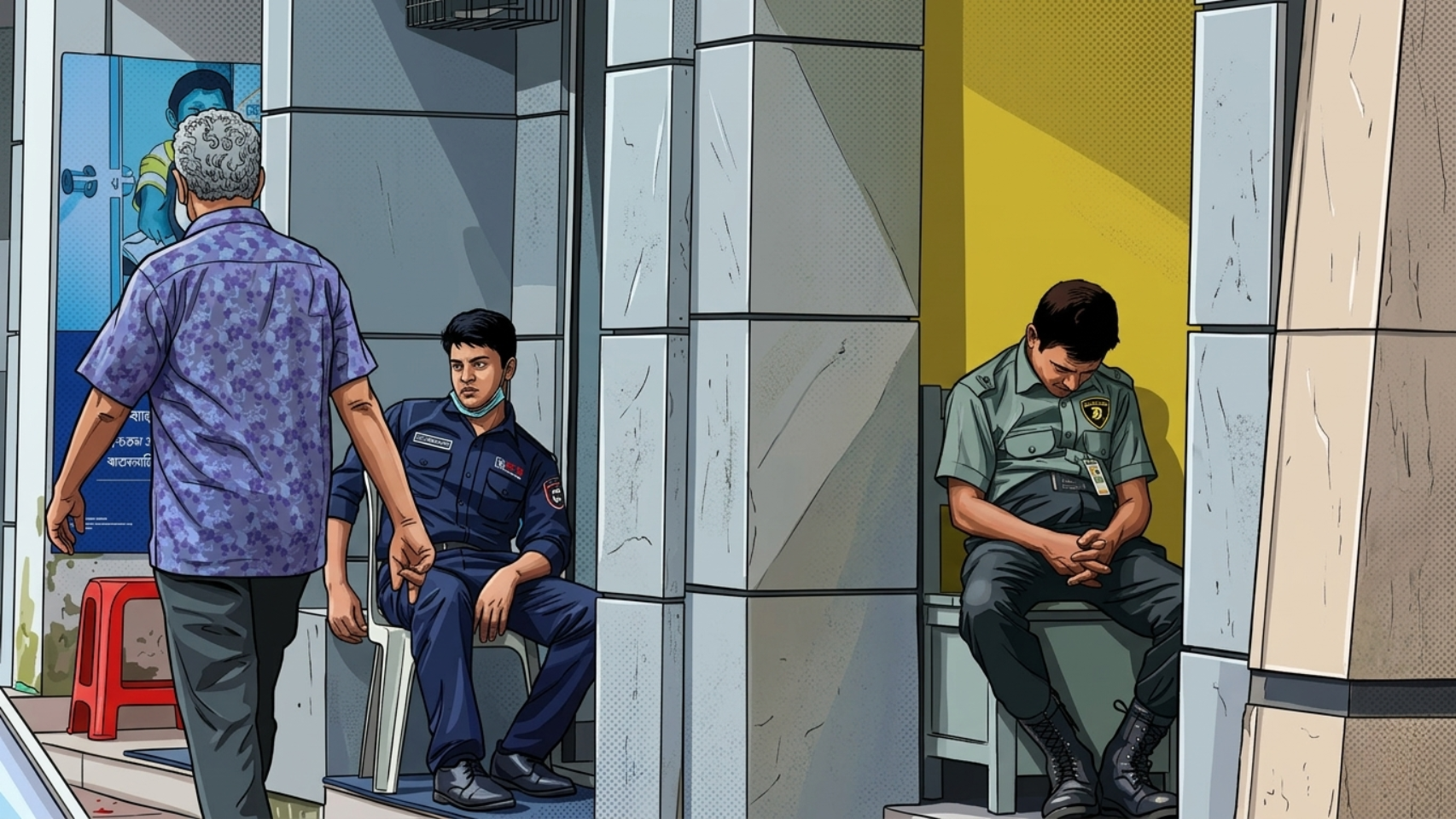 Unseen struggles of ATM security guards in Bangladesh