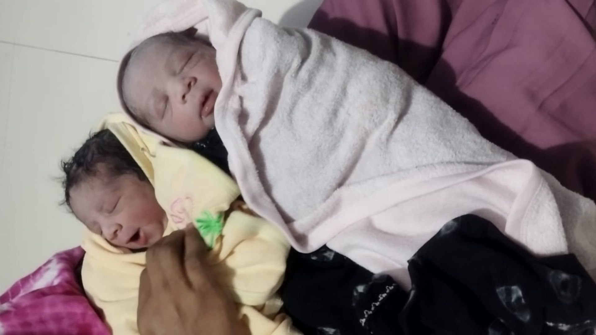 At Ad-din, a father lost the twins he was waiting to name