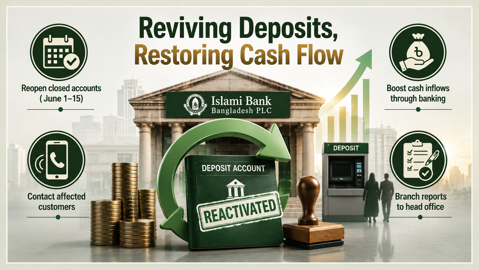 Islami Bank to reactivate closed deposit accounts to boost cash flow