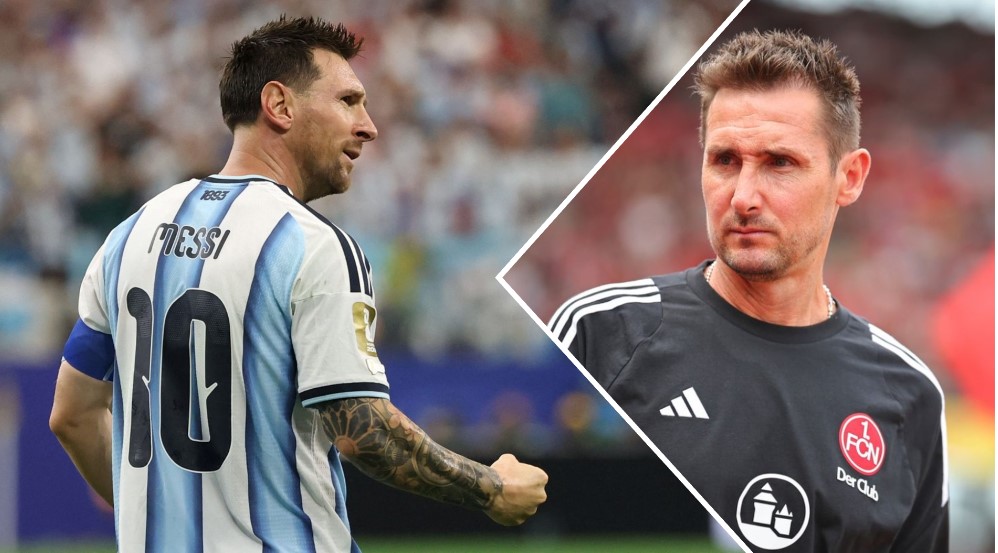Miroslav Klose congratulates ‘best footballer of all time’ Messi