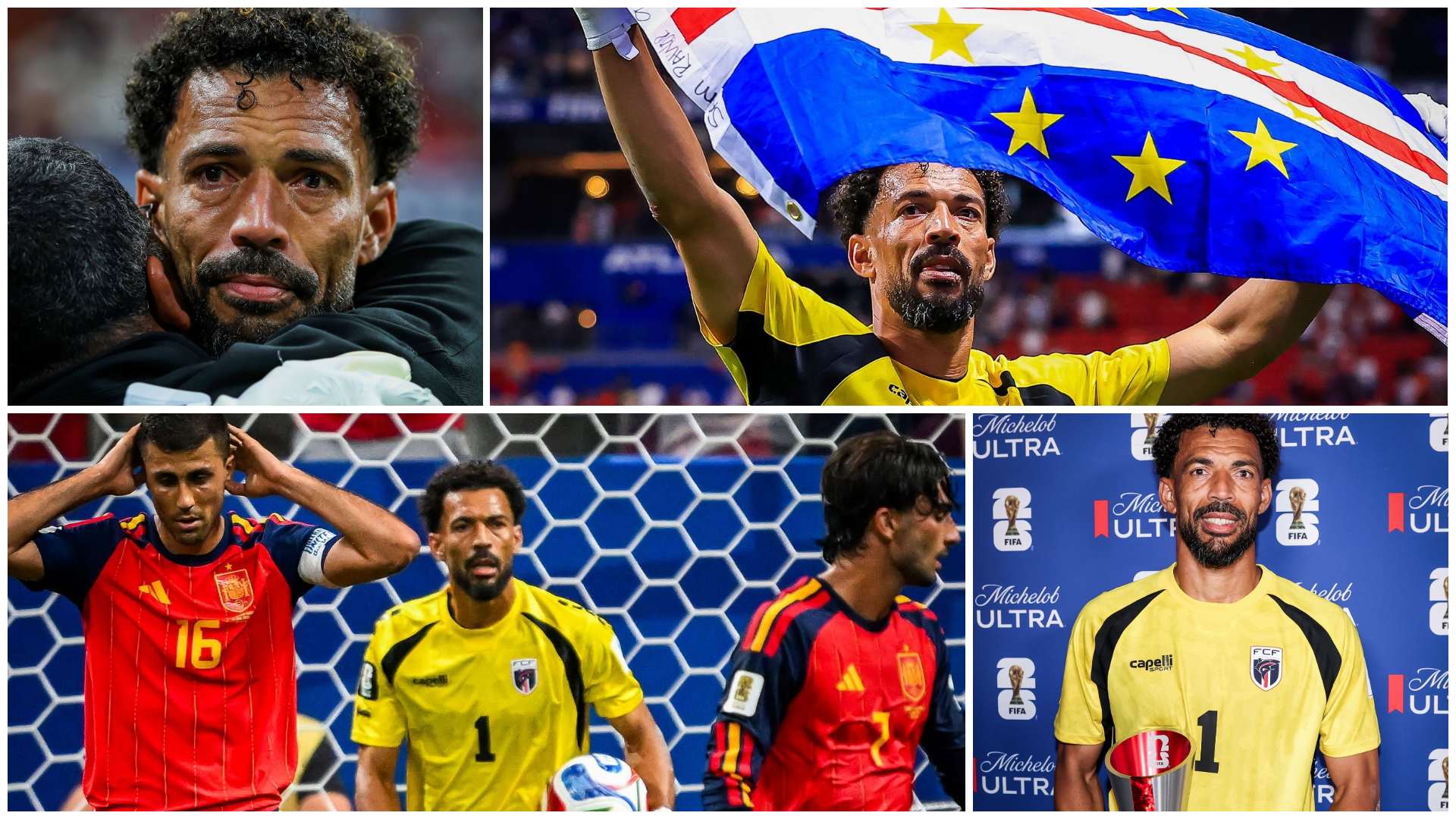 Cape Verde hero Vozinha sheds 'tears of resilience' after stopping Spain
