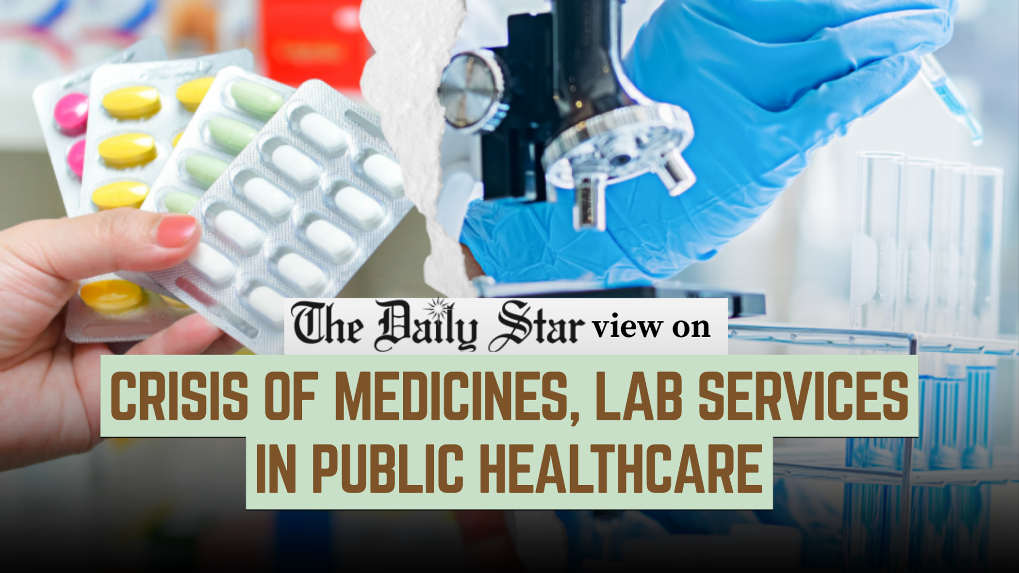Rid public healthcare of chronic shortages and systemic failures