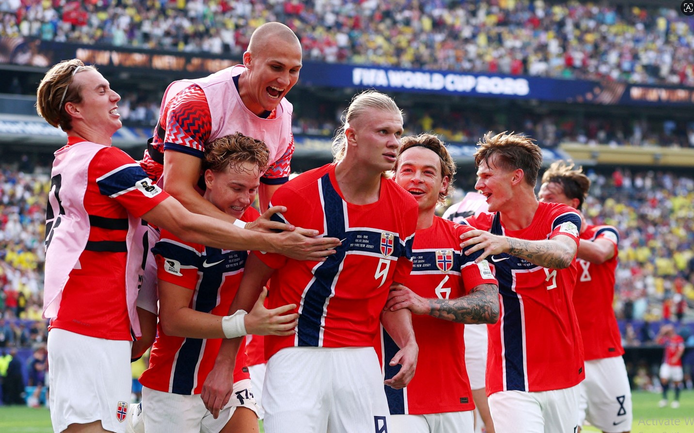 Haaland stars as Norway stun Brazil to reach quarterfinals