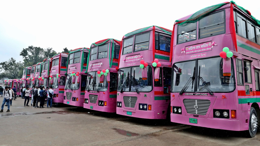 Can pink buses make travels safer for women? 
