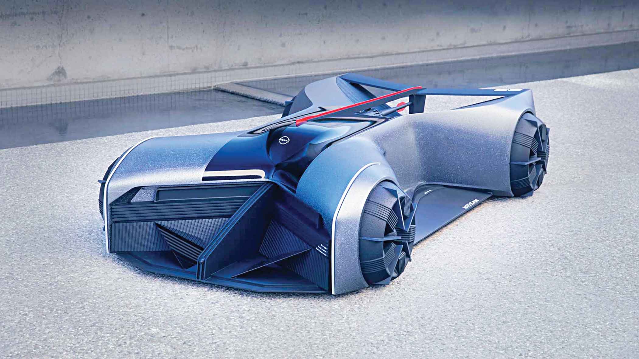 Nissan went belly down, Jaguar goes the extra mile