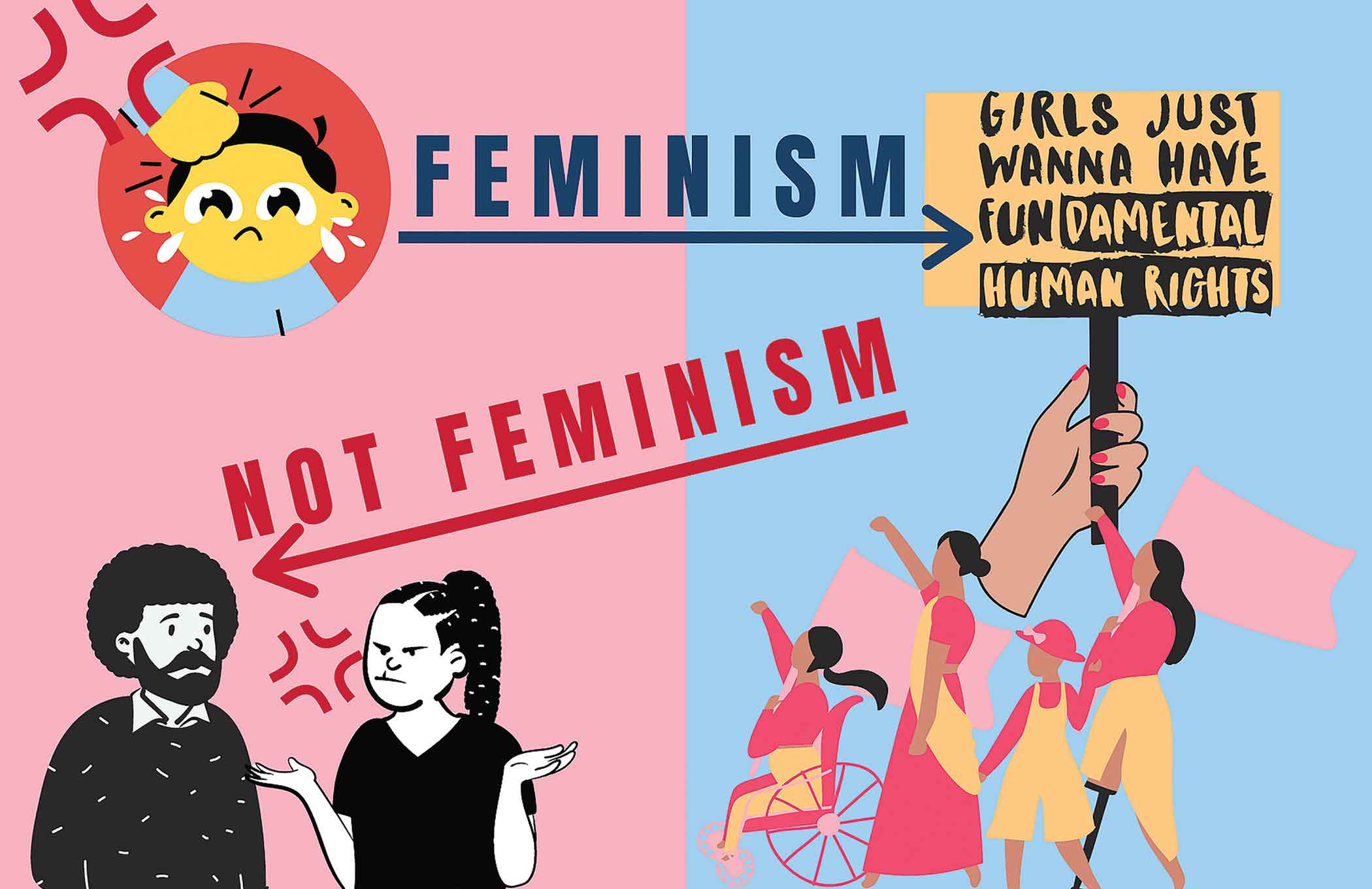 Why Feminism Is Not the Same as Misandry