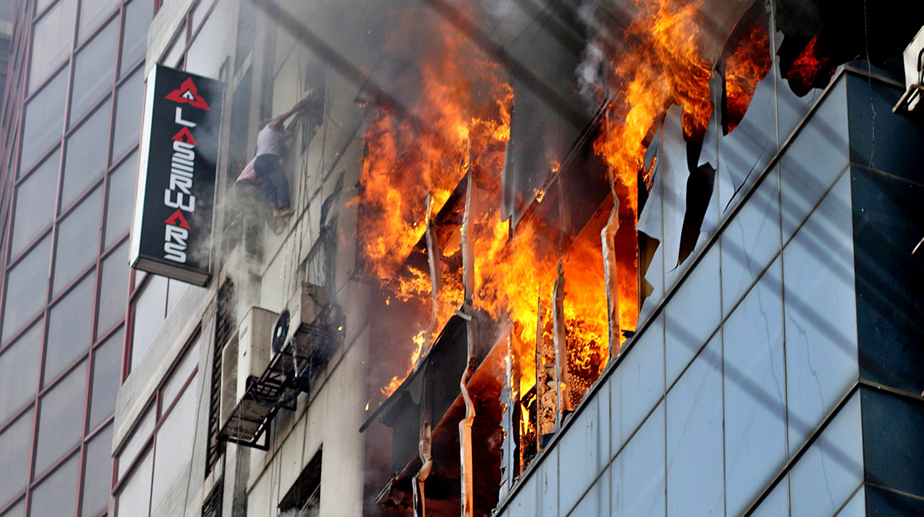 ‘Emergency exits were locked’