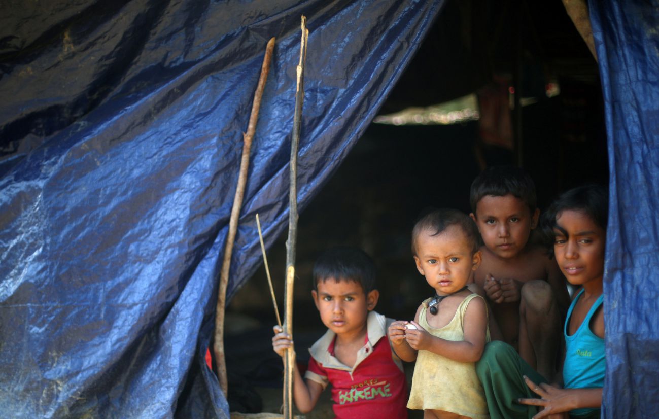 Half of the Rohingya kids orphaned