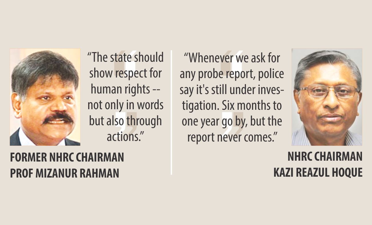 Int'l Human Rights Day Today: Crimes grow in state's silence