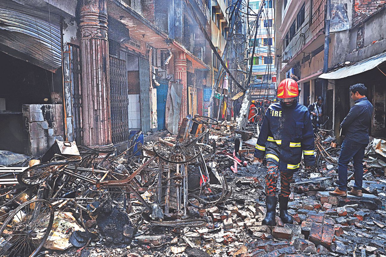 Chemical blaze kills 67