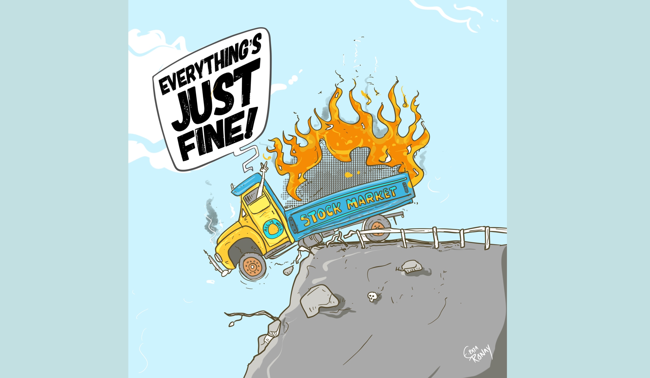 Rising economy, falling stock markets