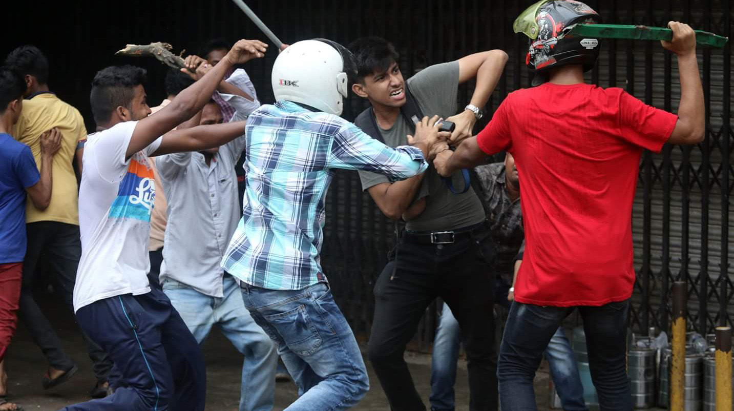 Journos attacked while on duty