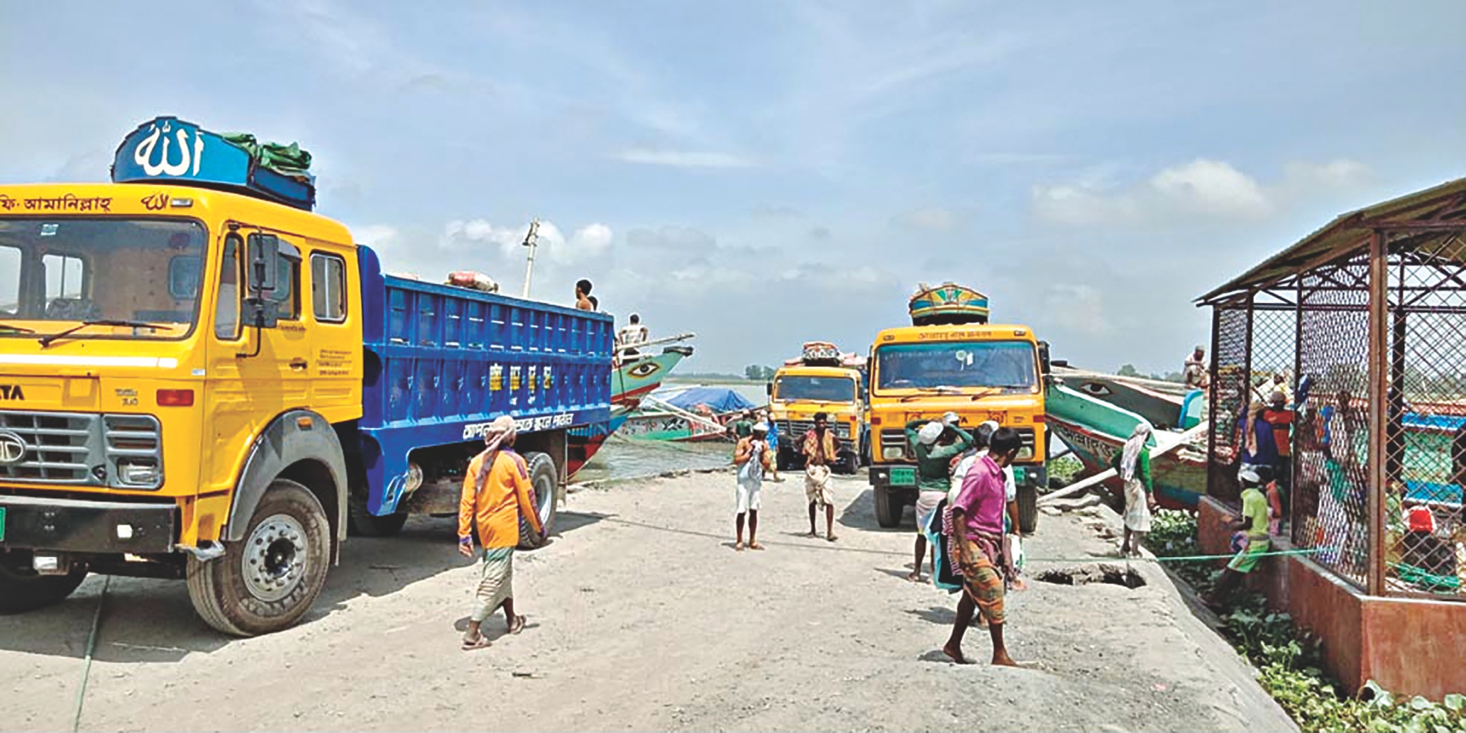 Bera Municipality in Pabna: Mayor running  illegal ‘river port’