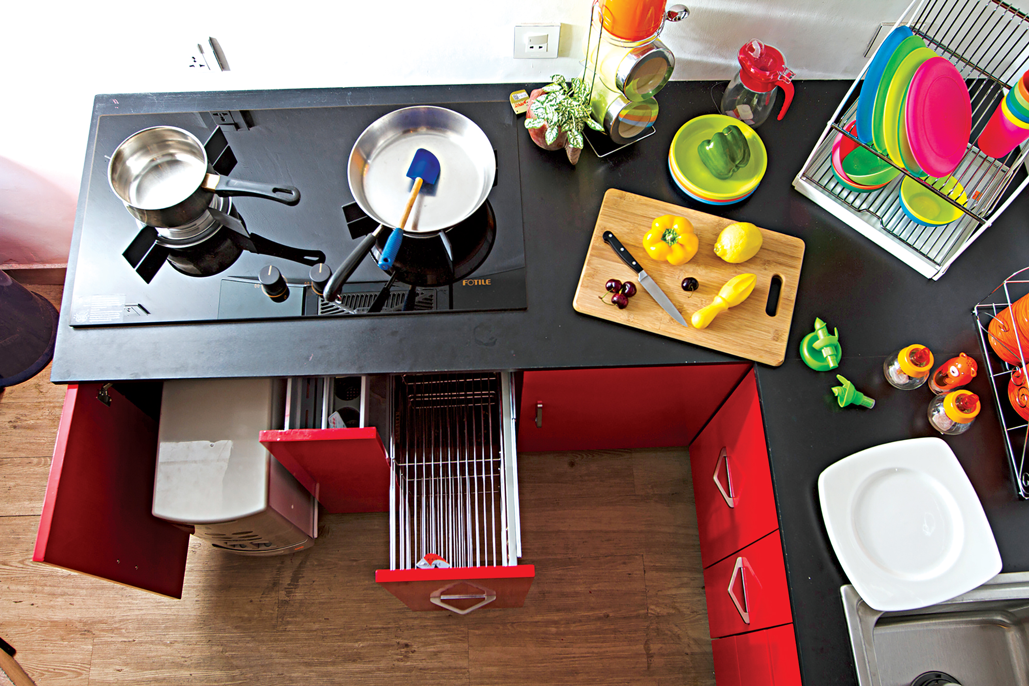 Organising the kitchen properly in 3 simple steps