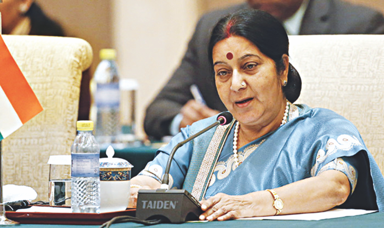 India doesn’t want to escalate situation: Swaraj
