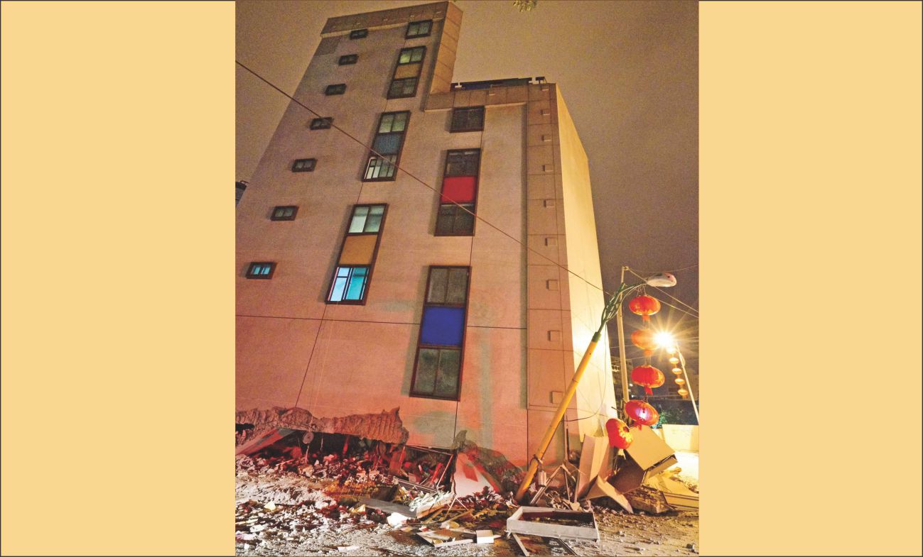 6.4-magnitude quake hits Taiwan