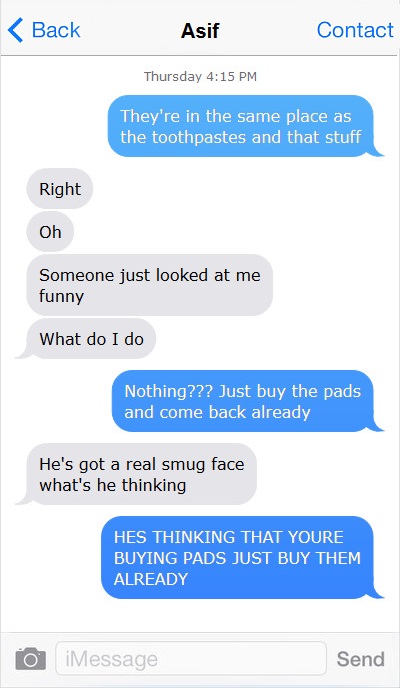 How to be supportive to a friend on her period