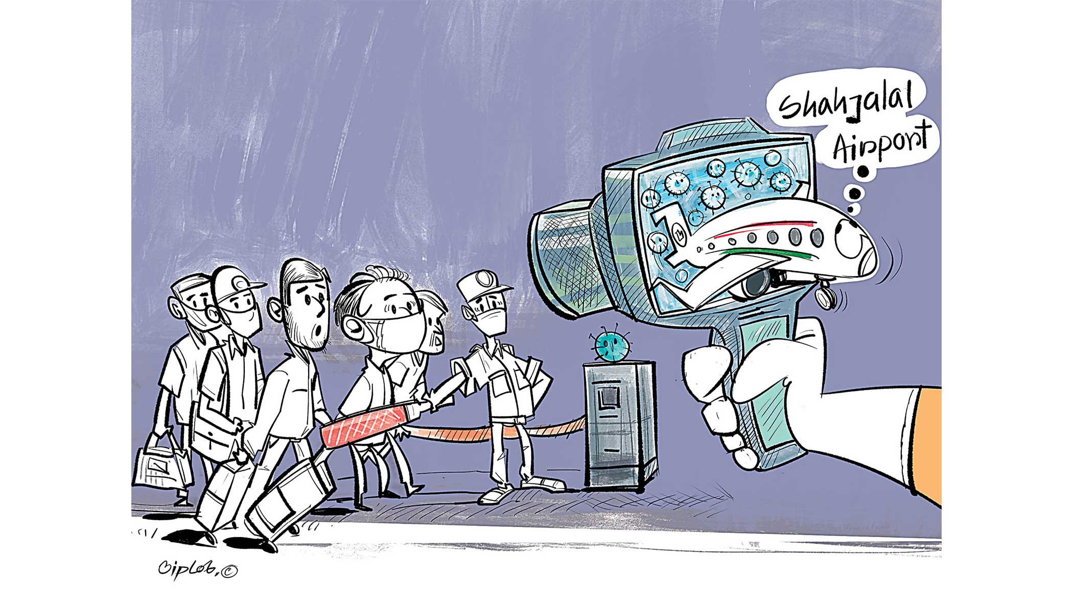 The consistent chaos that is Dhaka airport