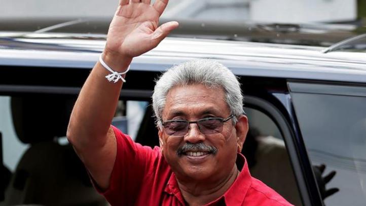 Sri Lankan president flees to Maldives on air force plane