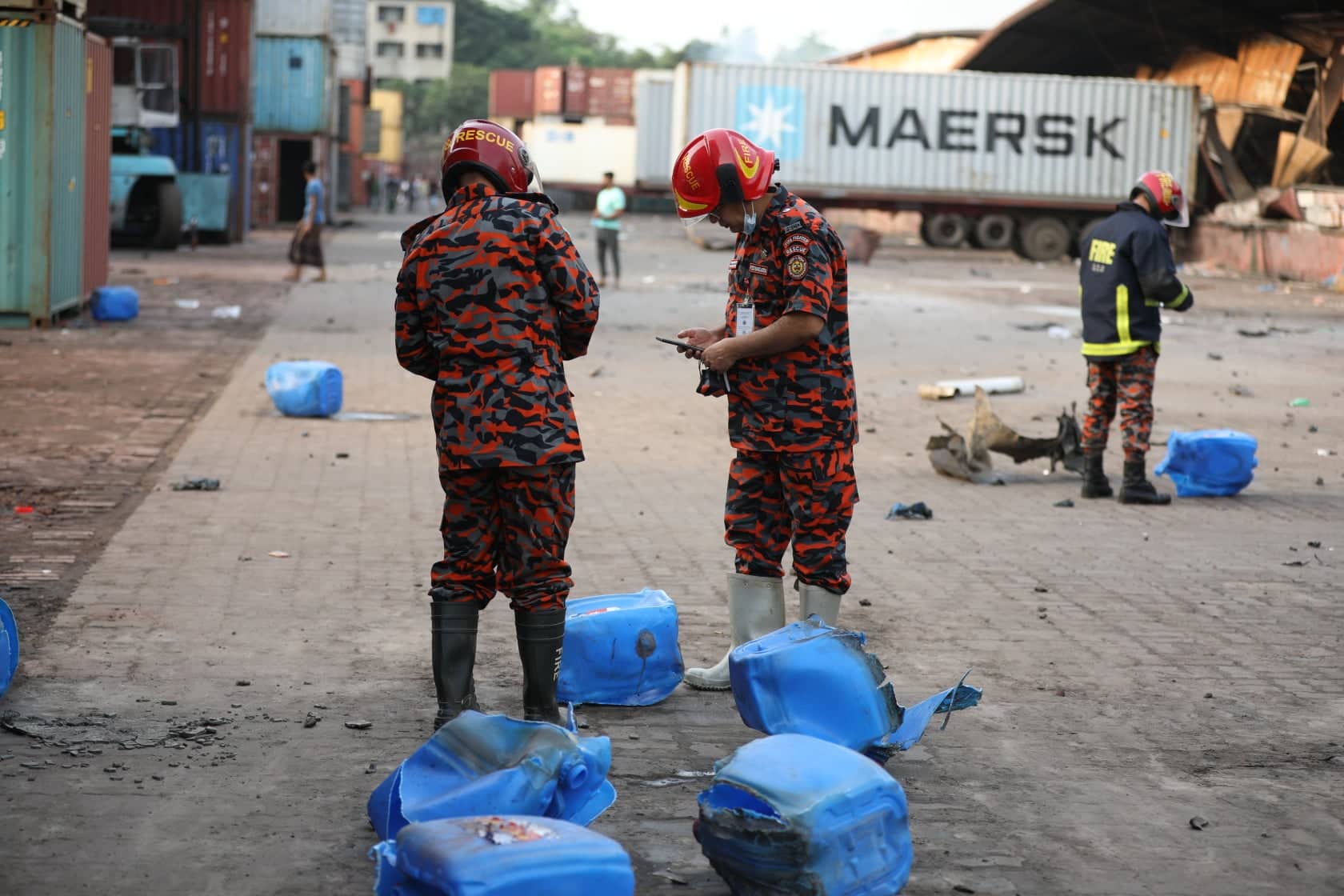 Ctg fire depot: Fire service forms 7-member probe body