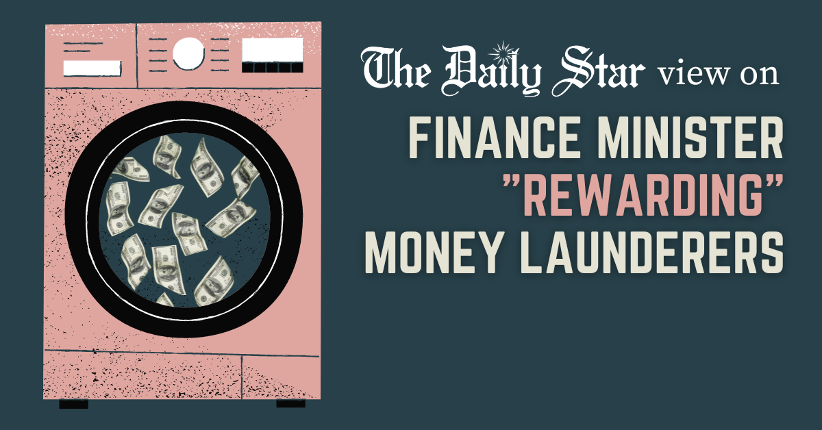 Govt should punish money launderers, not reward them