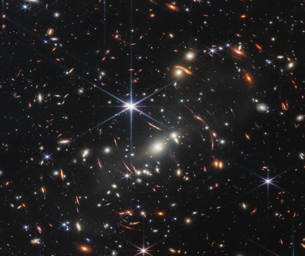 NASA reveals James Webb's first cosmic image