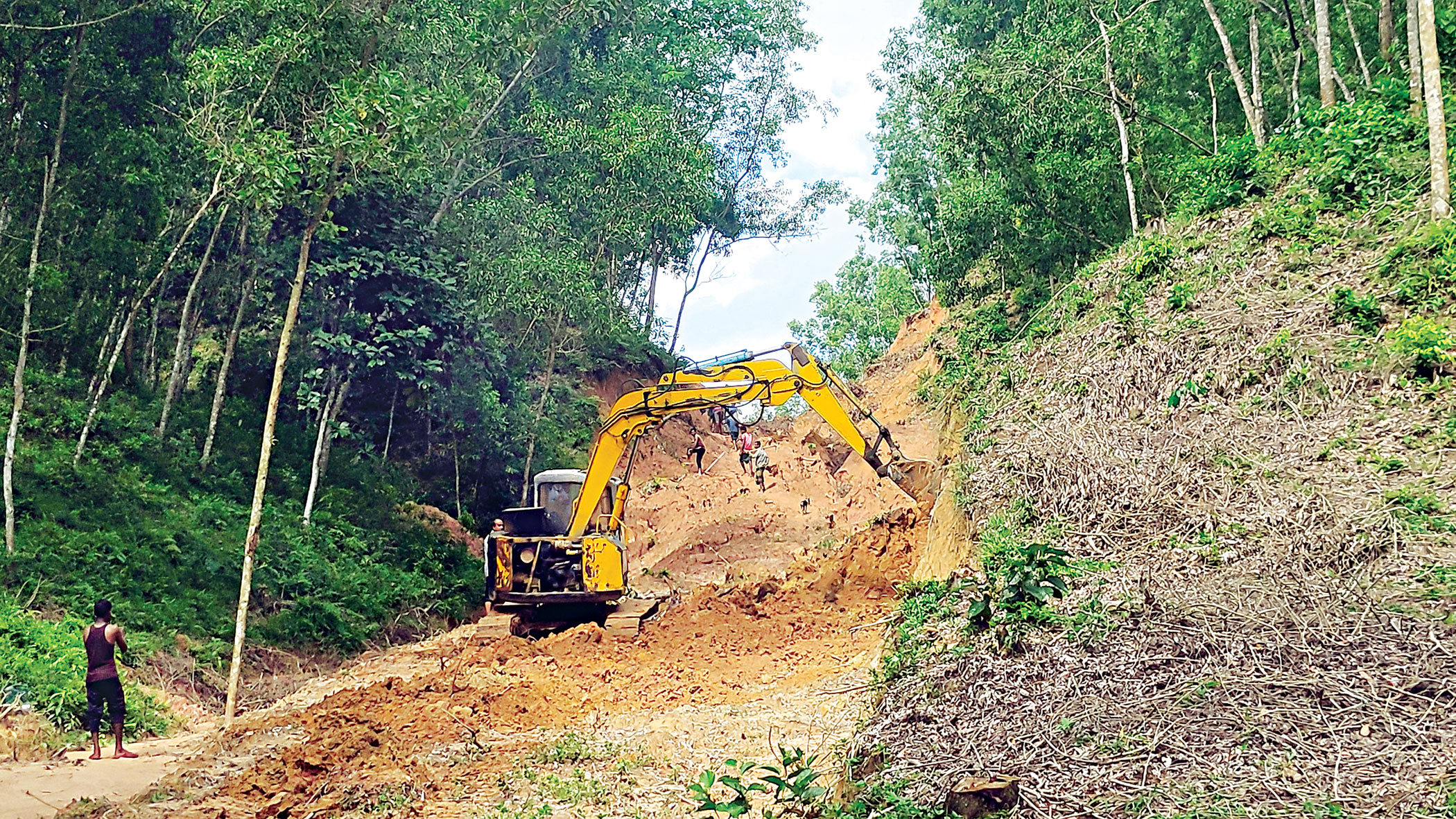 Hills pay the price for road