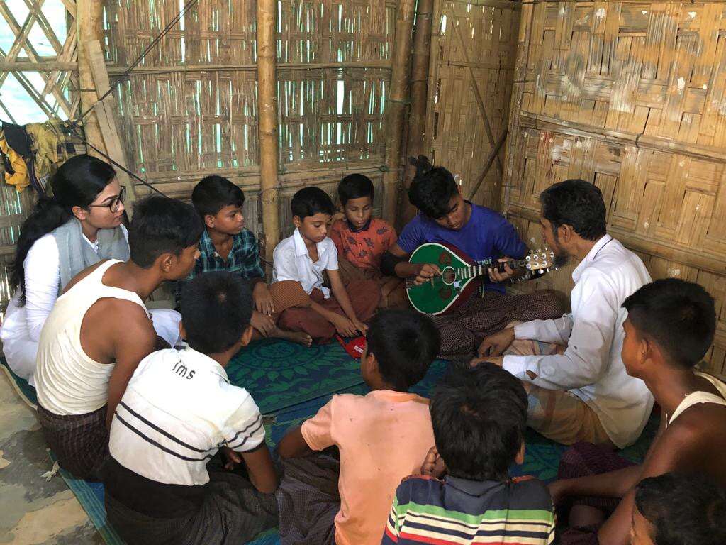 Music as a panacea for pain in Rohingya refugee camps