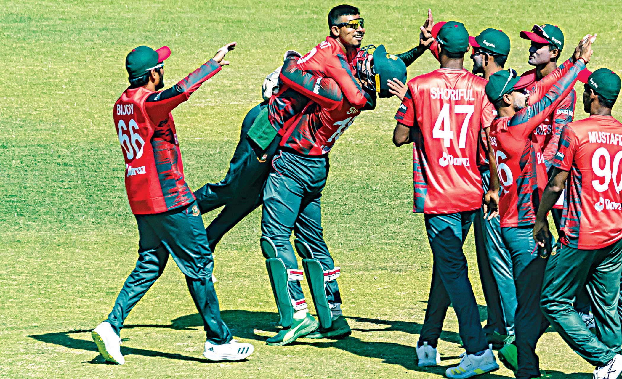 Mosaddek, Liton help Tigers level series