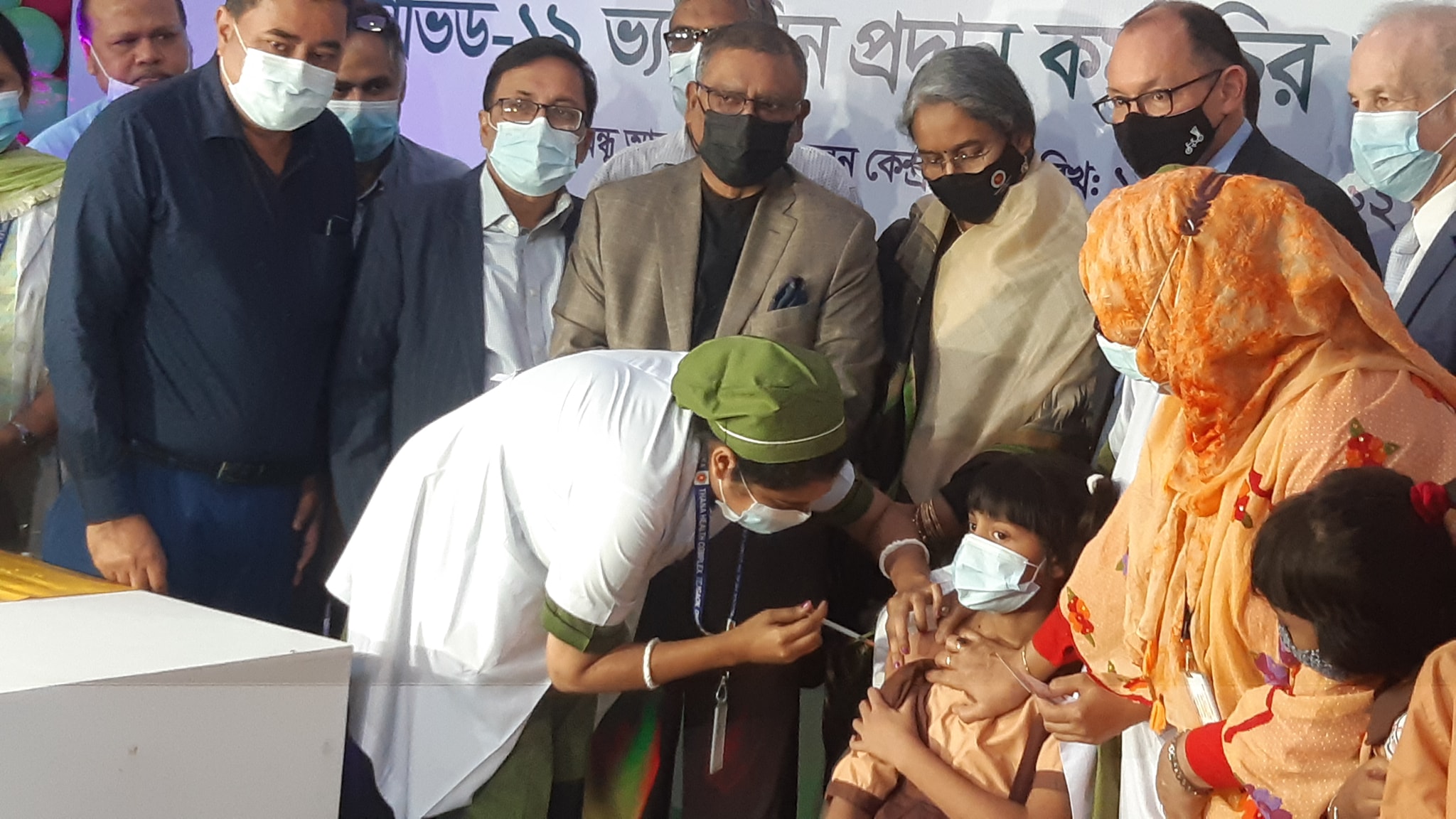 5 to 11 year olds get first shot of Covid-19 vaccine