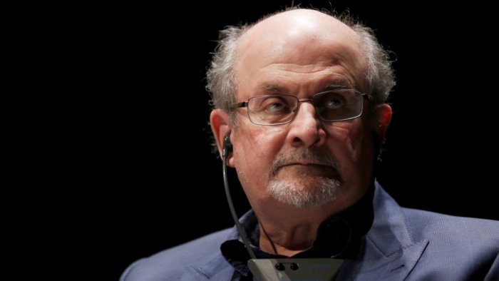 Salman Rushdie attacked on stage during event in New York state