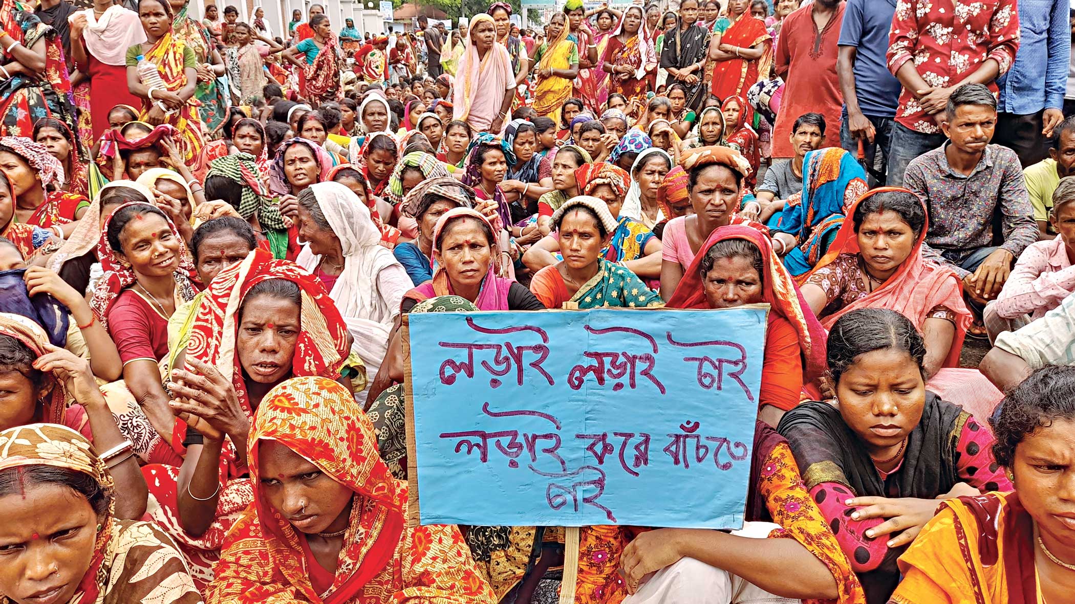 Tea workers’ demo for raise: ‘No one cares about our pain’