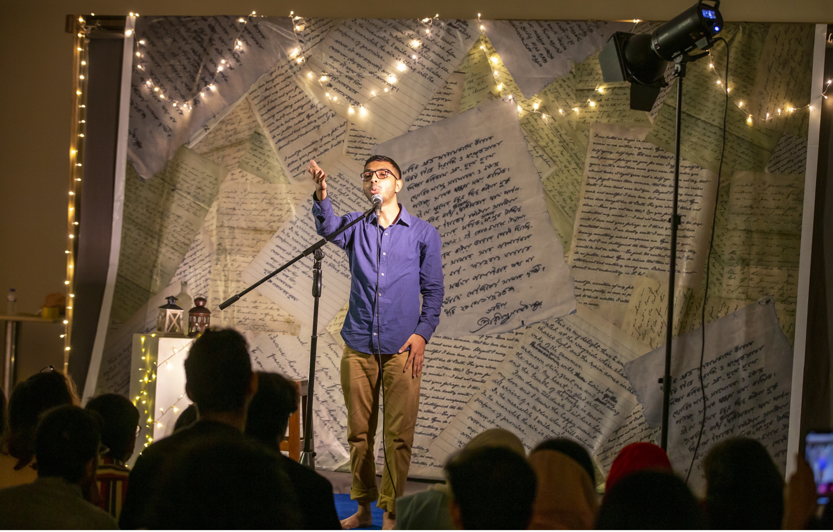 First Slam Poetry Night event organised by SHOUT and DS Books