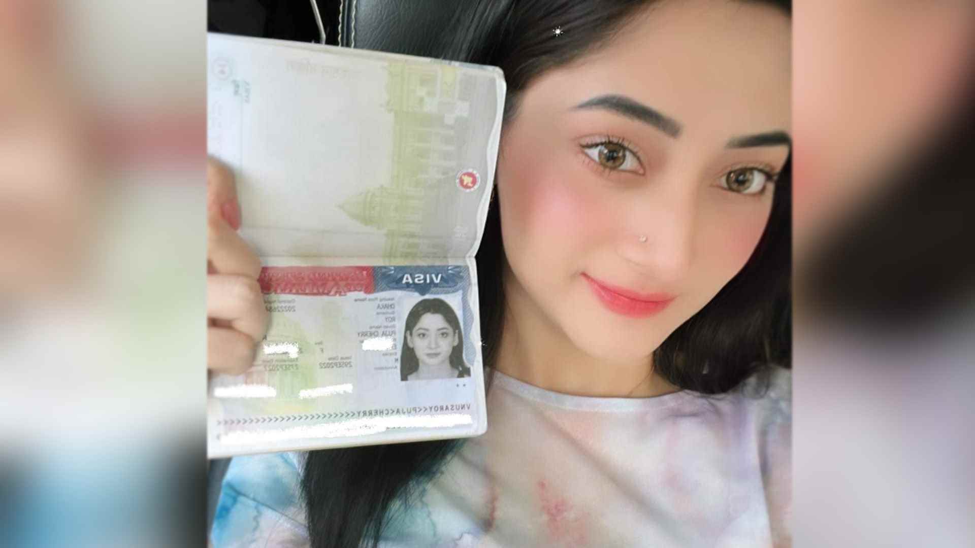 Puja Chery gets US Visa
