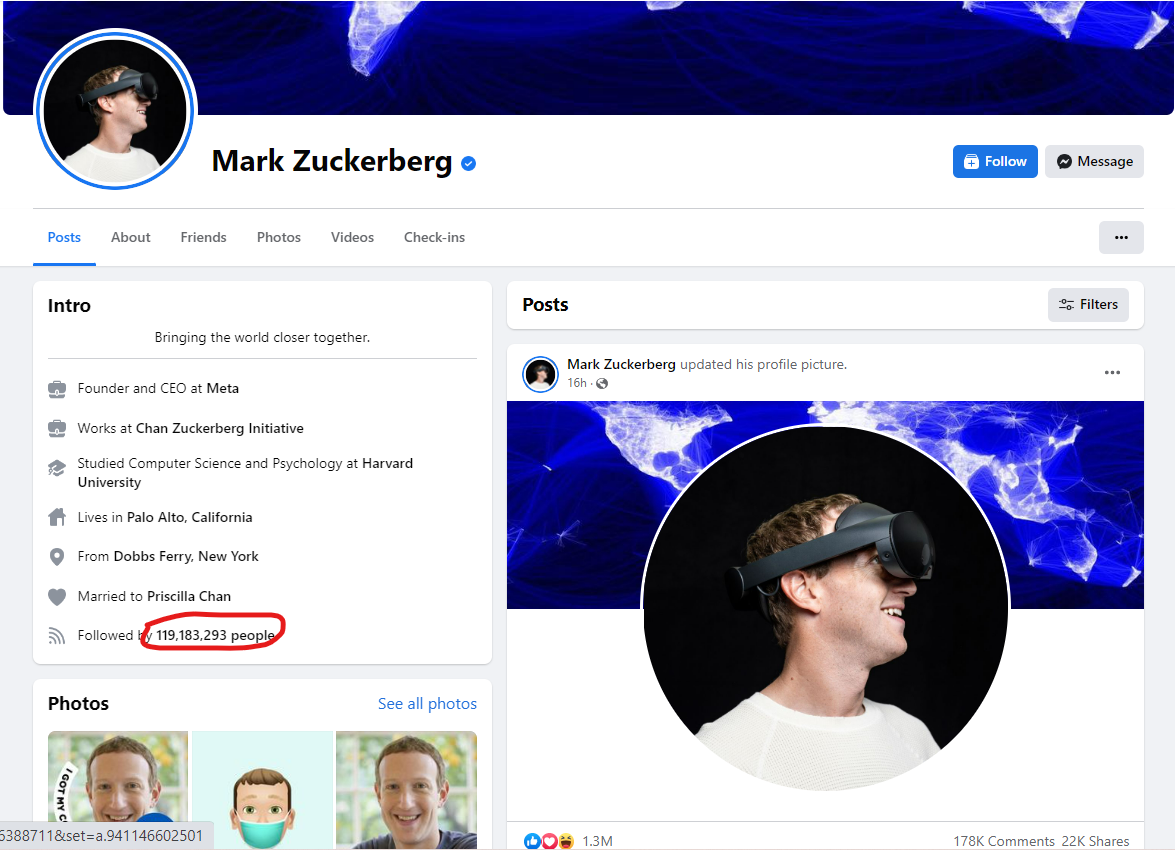 Facebook follower numbers returning to normal for most users