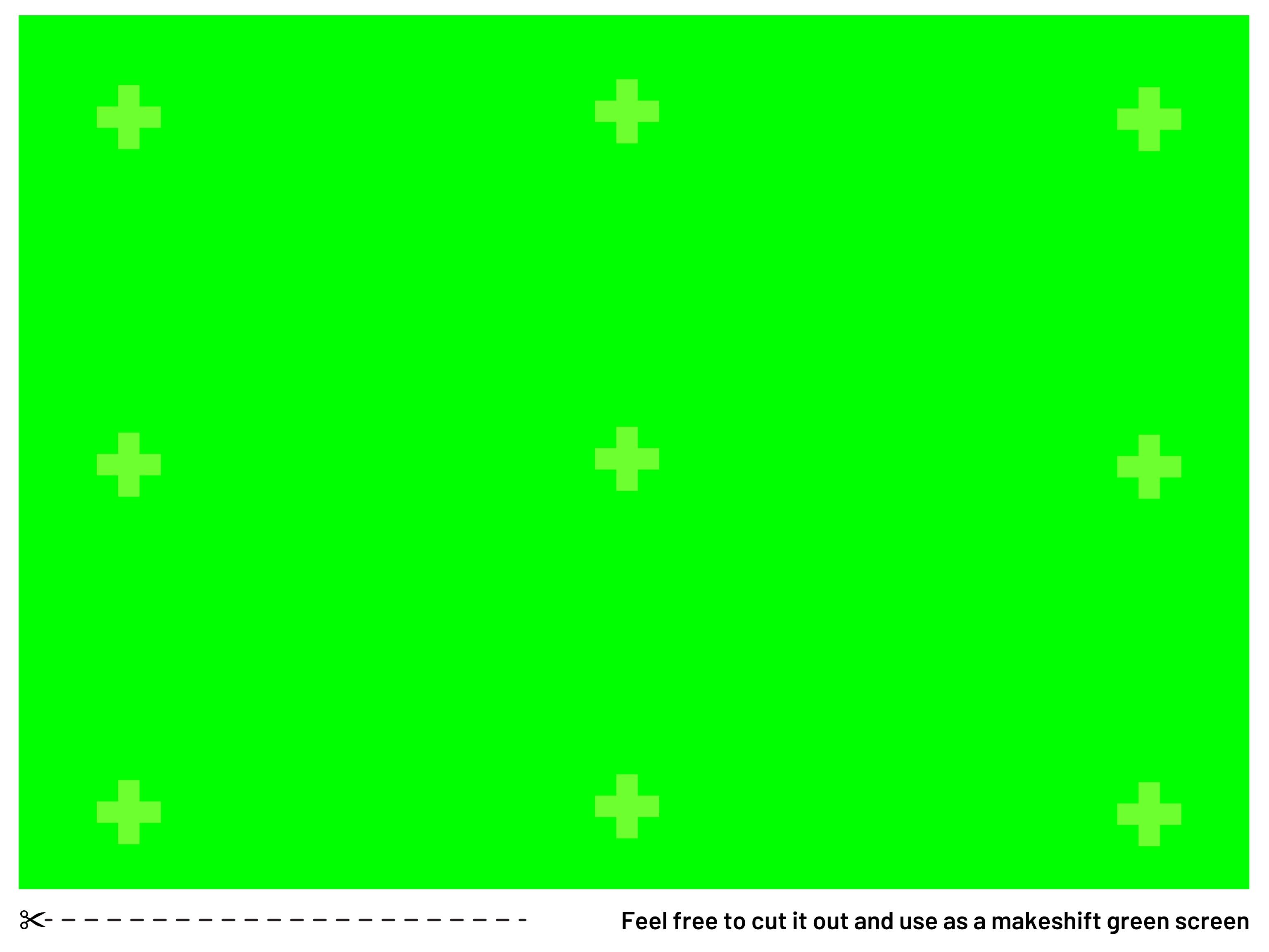 How to set up a budget greenscreen at home