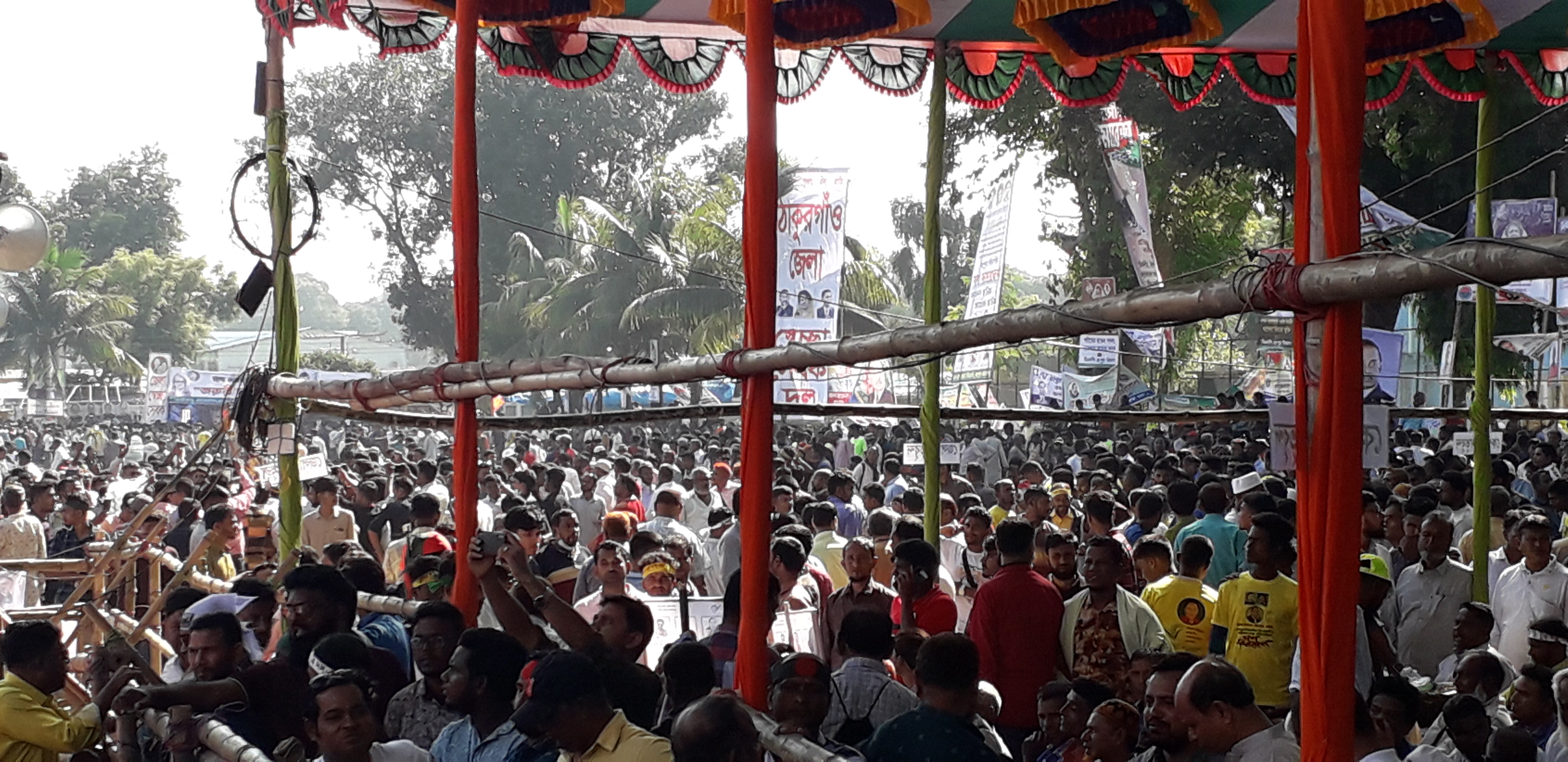 BNP rally in Rangpur: “Police raid residential hotels”