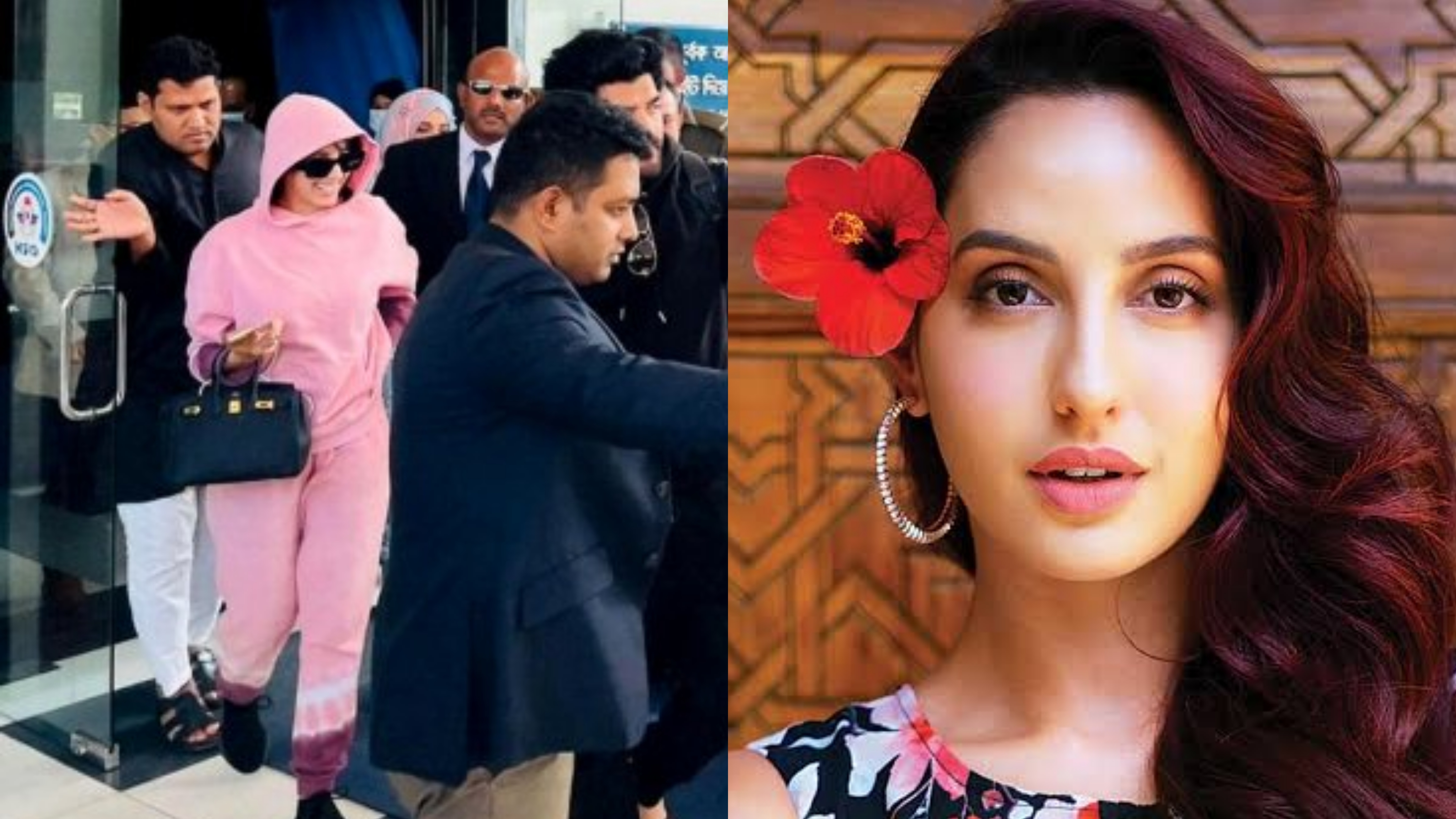 Nora Fatehi lands in Dhaka, finally