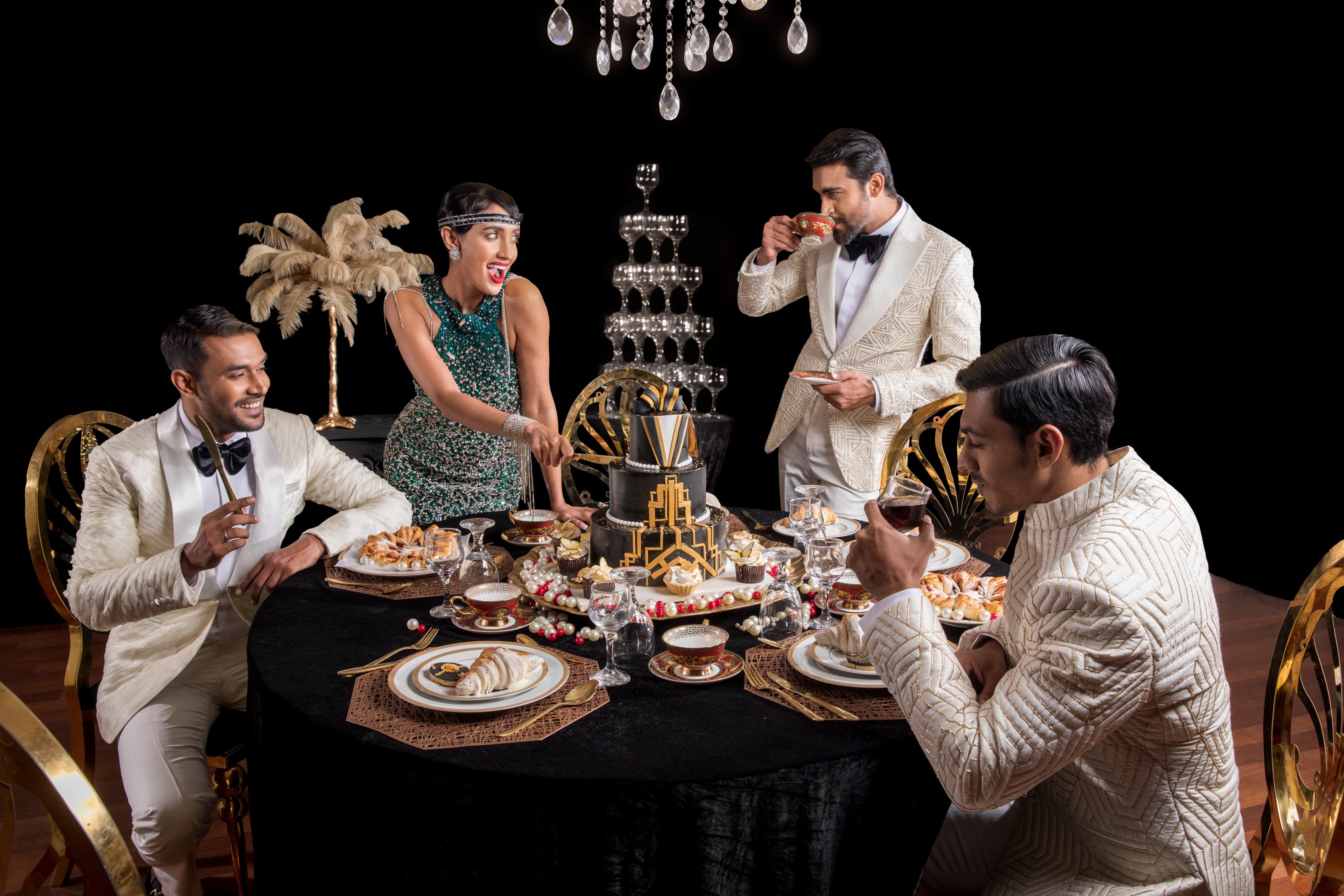 Welcoming the new year in the Gatsby style