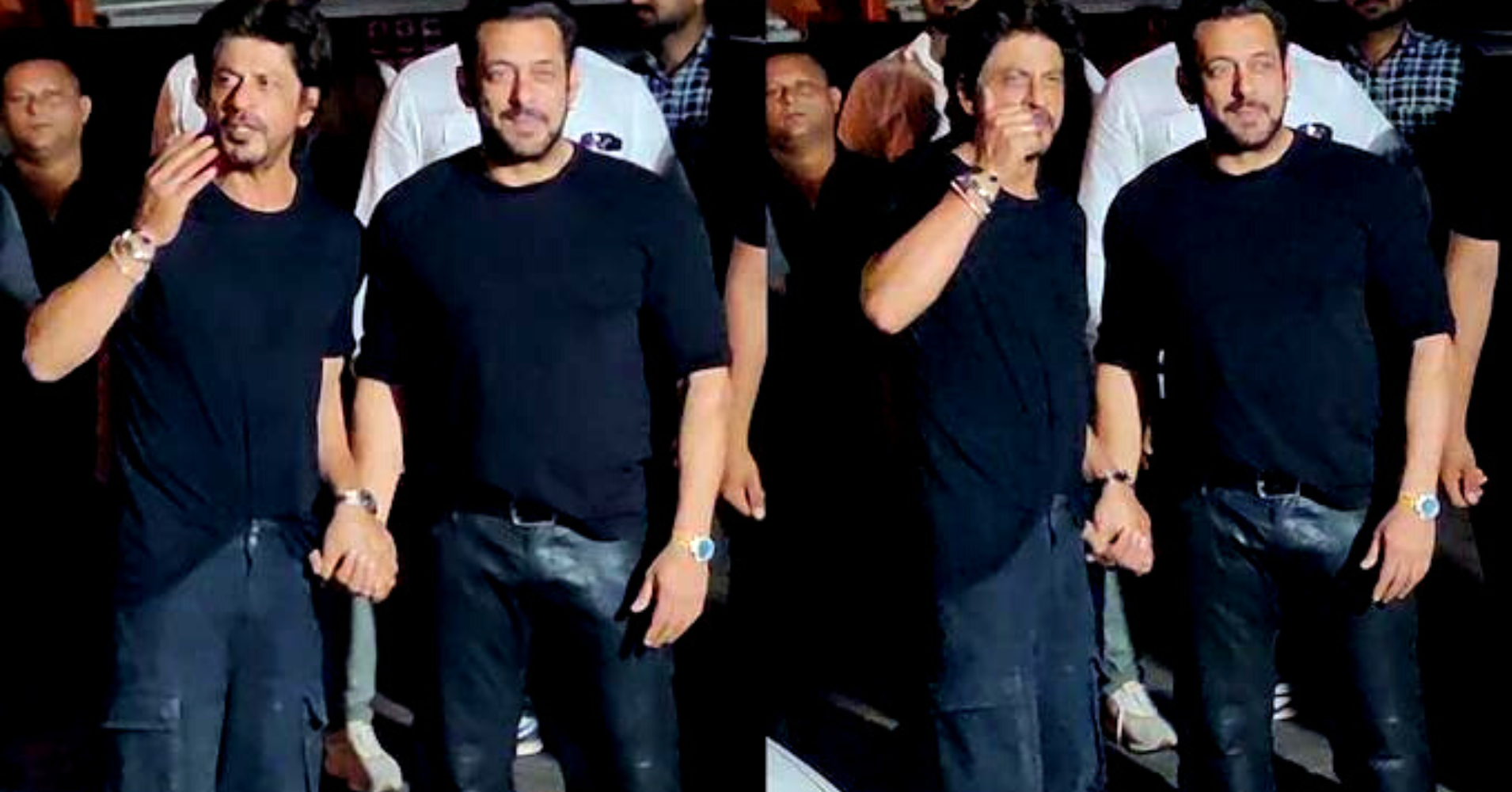 Shah Rukh, Salman twin in black at ‘Dabangg’ star’s birthday