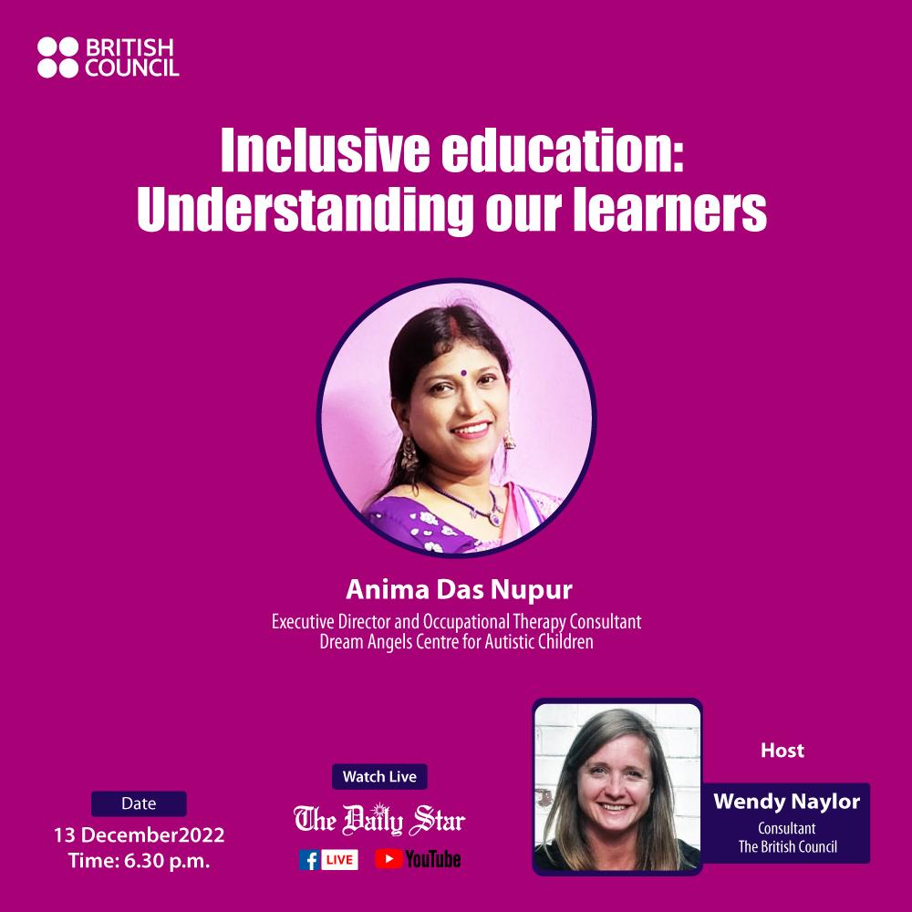 Inclusive education is all about understanding different learners