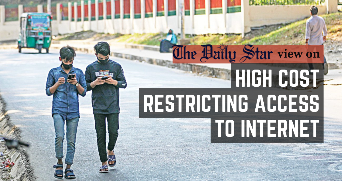 How can we have a Smart Bangladesh with high internet prices?