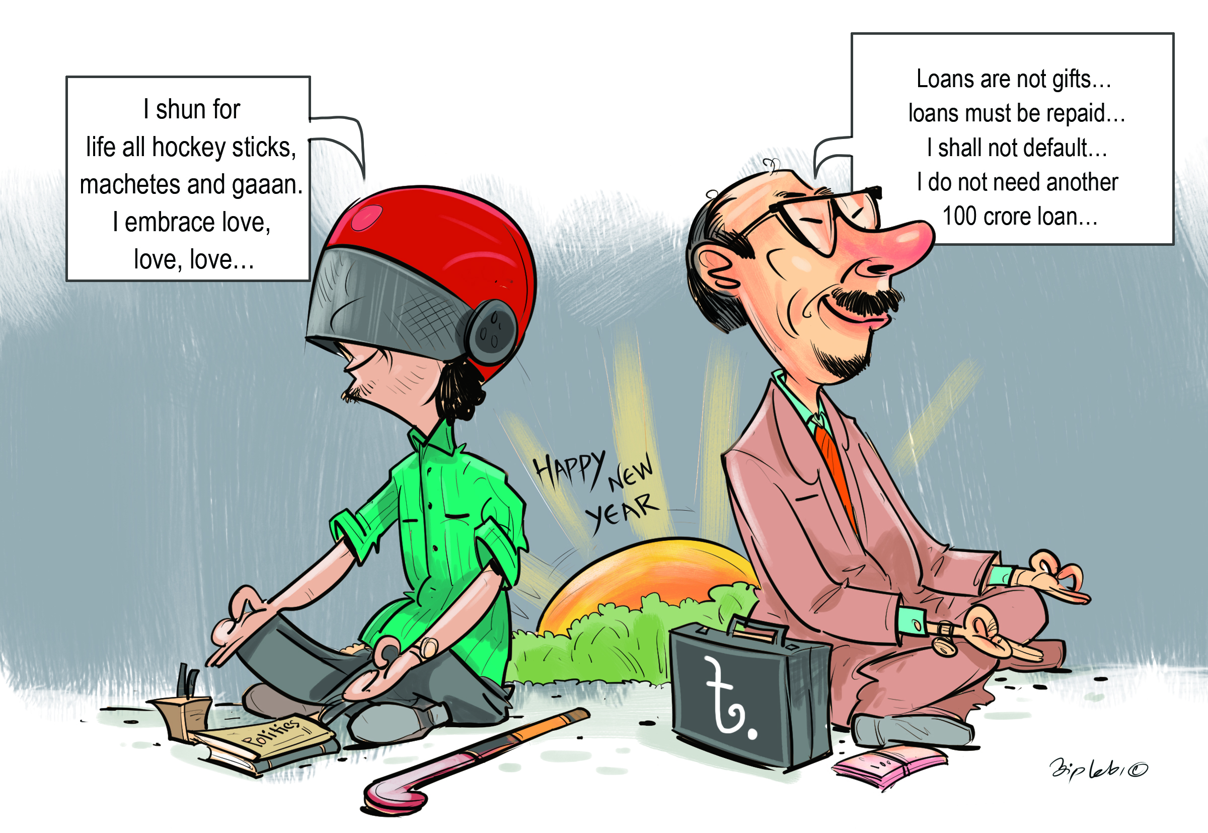 From an incorrigible New Year enthusiast