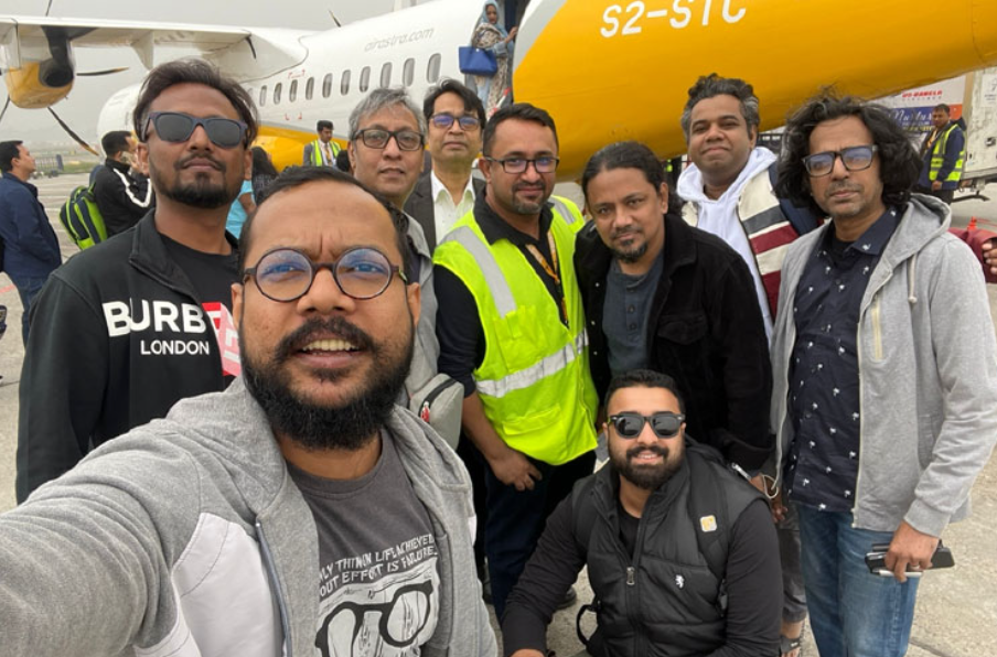 Bappa Mazumder honoured by Air Astra