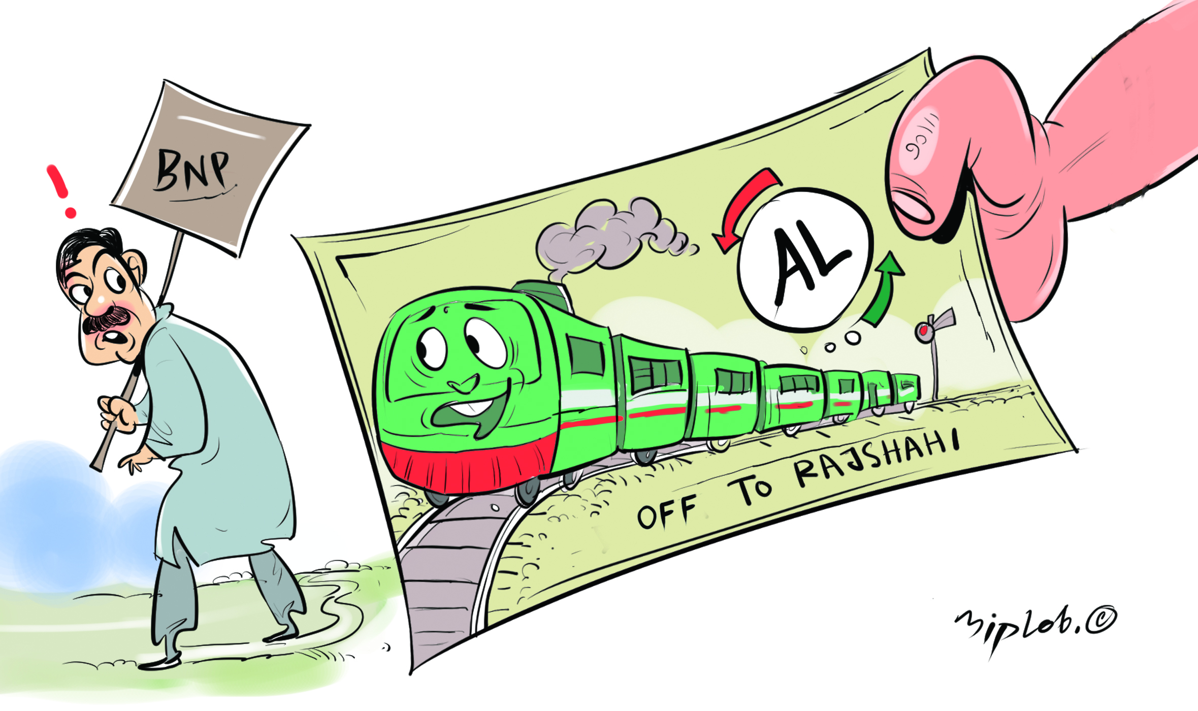 ‘Special train’ for Awami League, ‘transport strike’ for BNP